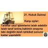 21. Hukuk Dairesi 2016/1111 E. , 2016/3445 K. "İçtihat Metni"