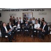 TÜRKÜ GECESİ 7 MART'DA YAPILDI