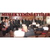 MESLEK YEMİNİ ETTİLER   