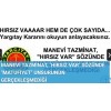 HIRSIZ VAAAAR HEM DE ÇOK SAYIDA..