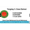 Yargıtay 3. Ceza Dairesi E:2015/33908 K:2016/505 T: 13.01.2016