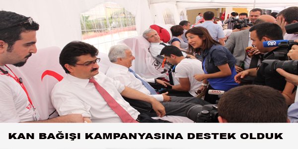 KAN BAĞIŞI KAMPANYASINA DESTEK OLDUK