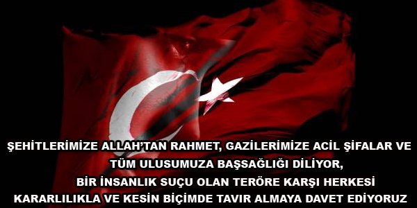 BAŞIMIZ SAĞOLSUN...