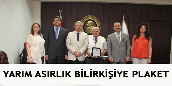 YARIM ASIRLIK BİLİRKİŞİYE PLAKET