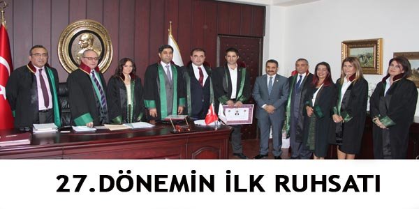 27.Dönemin İlk Ruhsatı