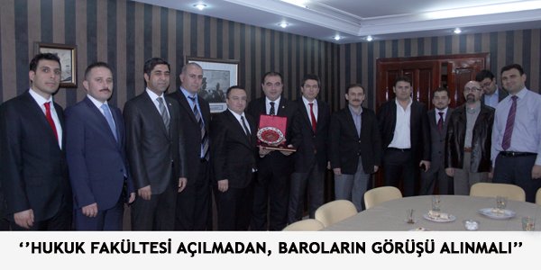 Nizam Hukukçular Derneği’nin “Fikir odası, portre” adlı geleneksel toplantısına katılan Baro Başkanımız Av. Mengücek Gazi ÇITIRIK: ‘’HUKUK FAKÜLTESİ AÇILMADAN, BAROLARIN GÖRÜŞÜ ALINMALI’’