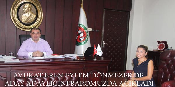 AVUKAT EREN EYLEM DÖNMEZER DE ADAY ADAYLIĞINI BAROMUZDA AÇIKLADI