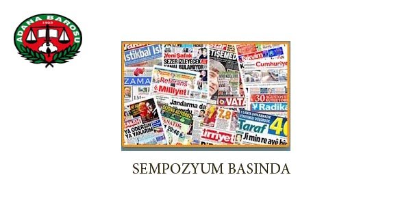 SEMPOZYUM BASINDA YER ALDI