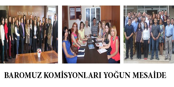 ADANA BAROSU STAJ, KADIN HAKLARI MERKEZİ İLE BASIN YAYIN KOMİSYONUMUZUN YOĞUN MESAİSİ