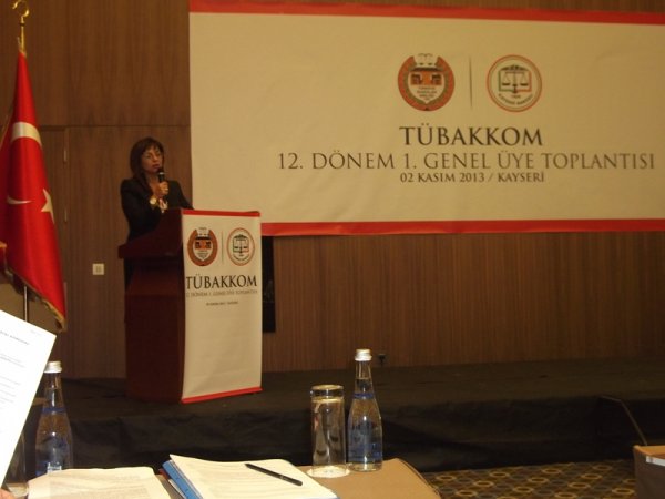 TÜBAKKOM 12.Dönem Genel Üye Toplantısı'nda şu ana başlıklı konular görüşülmüştür: