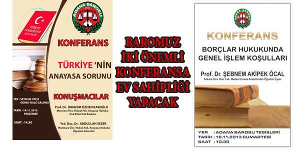 BAROMUZDAN İKİ ÖNEMLİ KONFERANS