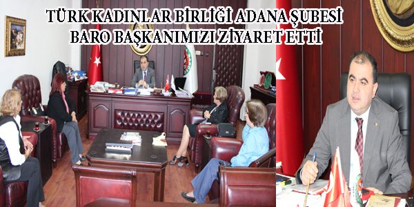 Türk Kadınlar Birliği Baro Başkanımızı Ziyaret Etti