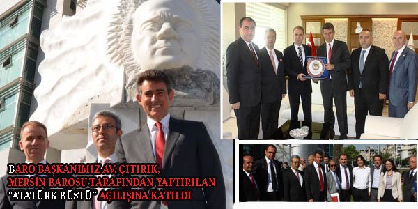 Baro Başkanımız Av. Çıtırık, Mersin'de..