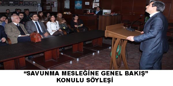 SAVUNMA MESLEĞİNE....
