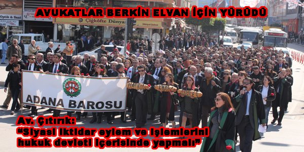 Avukatlar, Berkin Elvan için yürüdü