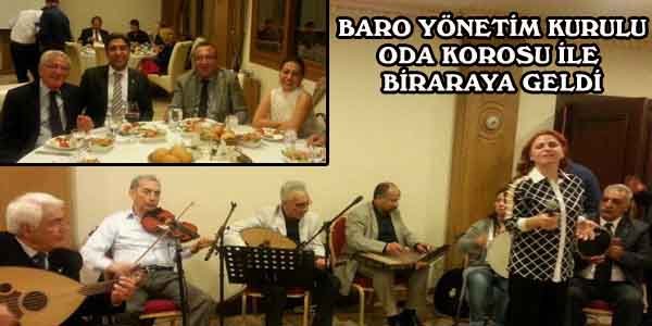 BARO YÖNETİM KURULU ODA KOROSU İLE BİRARAYA GELDİ