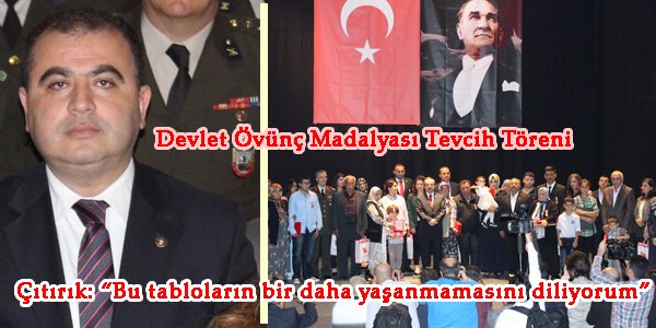 Devlet Övünç Madalyası Tevcih Töreni
