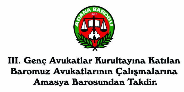 Amasya Barosundan Takdir.