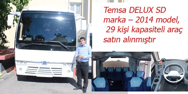 YENİ SERVİS ARACIMIZ.....