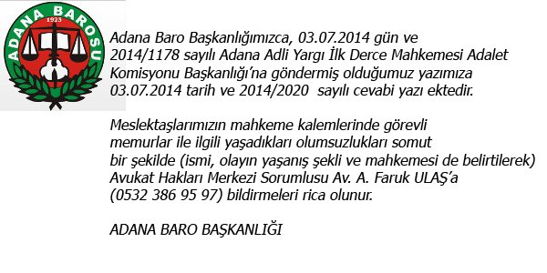 MESLEKTAŞLARIMIZIN BİLGİSİNE SUNARIZ!!!!