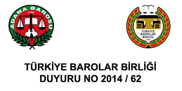 TBB DUYURU NO: 2014/62