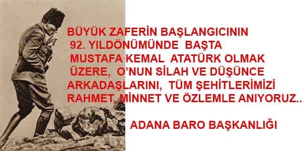 26 AĞUSTOS GECESİNDE SAATLER...
