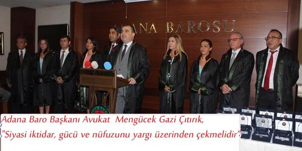 ADLİ YIL AÇILIŞI NEDENİYLE BASIN AÇIKLAMASI