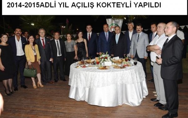 2014-2015 Adli Yıl Açılış Kokteyli, baro tesislerinde yapıldı.