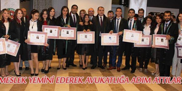 MESLEK YEMİNİ EDEREK AVUKATLIĞA ADIM ATTILAR-30.09.2014