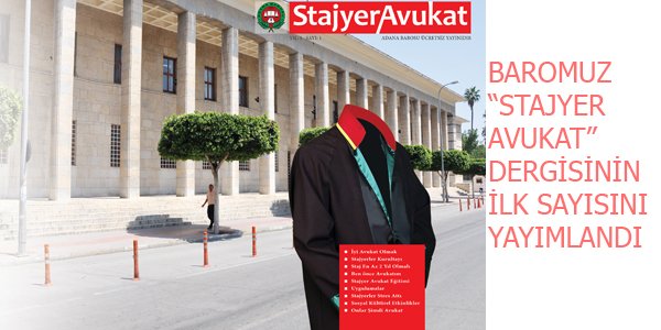 STAJYER AVUKAT DERGİSİ