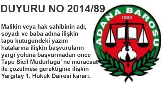 Yargıtay 1. Hukuk Dairesi Kararı