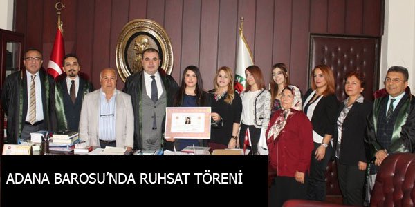 AZİME YELİN RUHSAT TÖRENİ