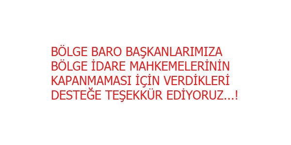 TEŞEKKÜR EDİYORUZ..!