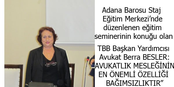 TBB Başkan Yardımcısı Avukat Berra Besler