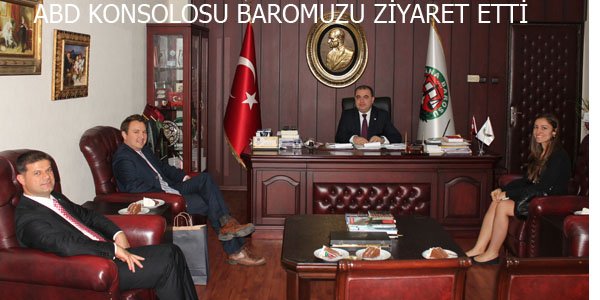 ABD KONSOLOSU BAROMUZU ZİYARET ETTİ