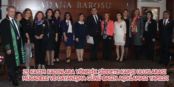 25 KASIM KADINLARA YÖNELİK ŞİDDETE KARŞI ULUSLARASI MÜCADELE VE DAYANIŞMA GÜNÜ BASIN AÇIKLAMASI