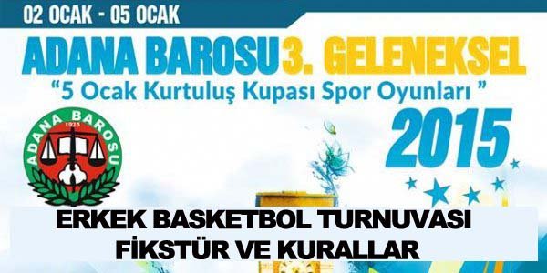 Erkek Basketbol Fikstür ve Kurallar
