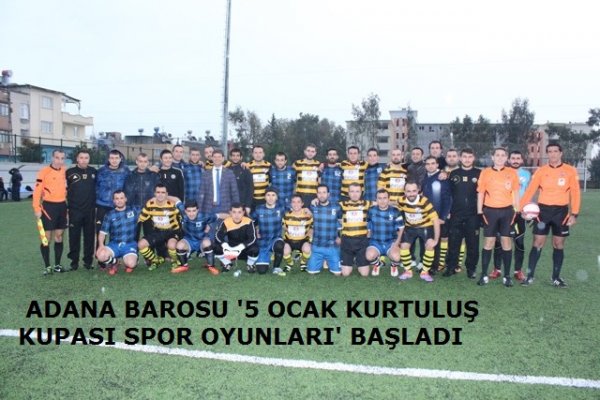 ADANA BAROSU '5 OCAK KURTULUŞ KUPASI SPOR OYUNLARI'BAŞLADI