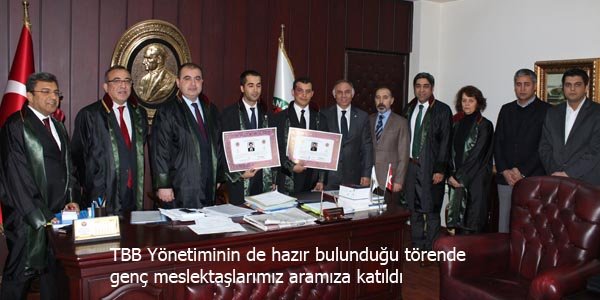 TBB Yönetimi Adana'da ruhsat törenine katıldı