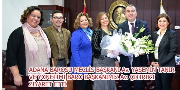 BARO MECLİSİNİN YENİ YÖNETİMİ BAŞKANIMIZ Av. ÇITIRIK'I ZİYARET ETTİ
