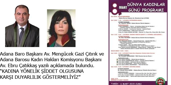 Av. Çıtırık ve Av. Çatıkkaş yazılı açıklama