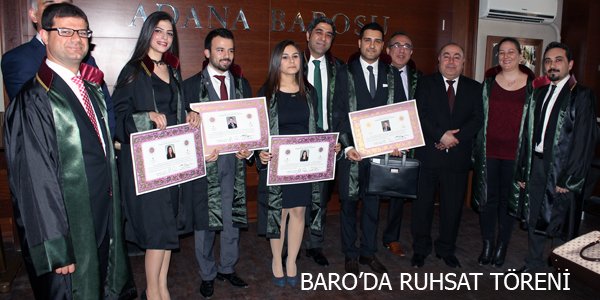 Baro'da ruhsat töreni yapıldı..