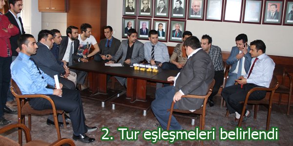Turnuvanın 2. Tur eşleşmeleri belirlendi