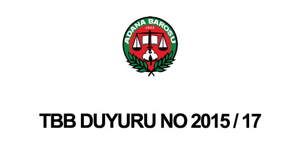DUYURU NO 2015 / 17