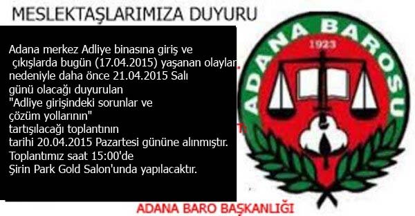 TOPLANTI TARİHİ DEĞİŞİKLİĞİ