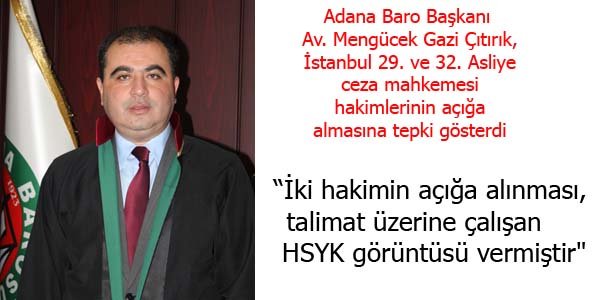 İki hakimin görevden alınması