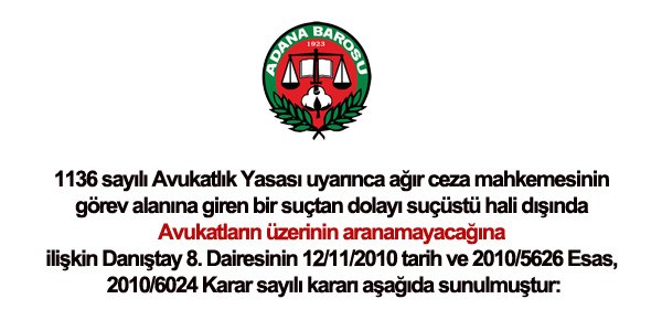 Avukatların Üst Araması