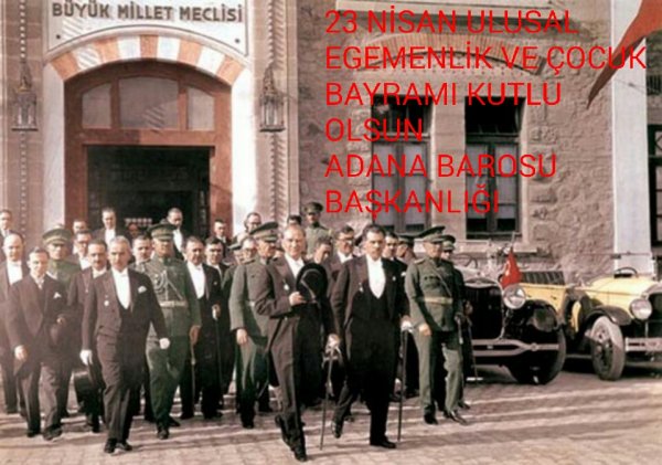 23 Nisan Ulusal Egemenlik ve Çocuk Bayramı Kutlu Olsun.