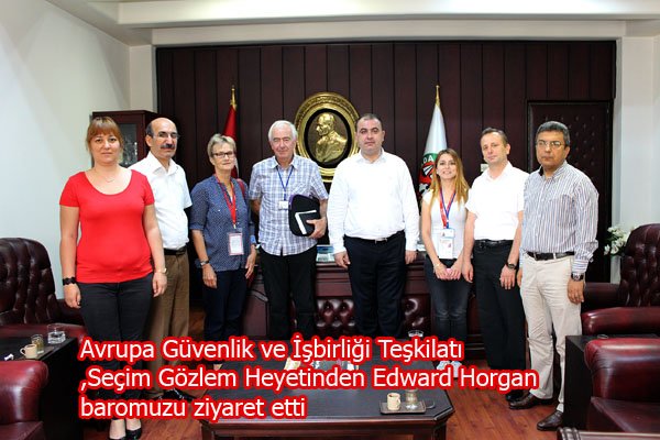 AGİT seçim gözlemcisinden ziyaret