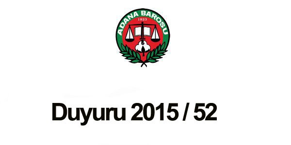 Duyuru 2015/52